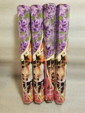 Handmade 902264023325 Darshan Incense Sticks In India Lavender Rose Musk 4 Packs Of 20