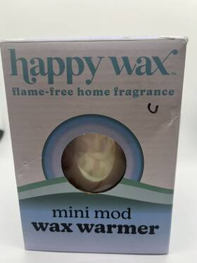 Happy Wax 850042895825 Mini Mod Melt Warmer Pink Iridescent With 3 6 And 9 Hr Timer New N Box