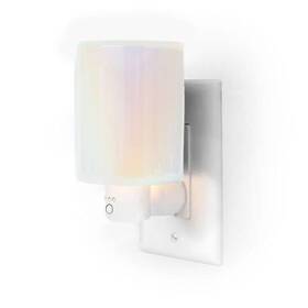 Hw-02-ot-parent Happy Wax Iridescent Pink Outlet Timer Warmer For Scented - Compact Ceram