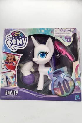 Hasbro 010993661282 My Little Pony Rarity Color Change Hair Grows Figure 10 Surprises Ages 3