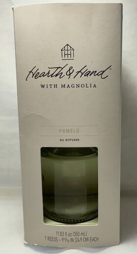 Hearth & Hand 198101942968 And With Magnolia Pomelo Oil Diffuser 11.83 Fl Oz 7 Reeds