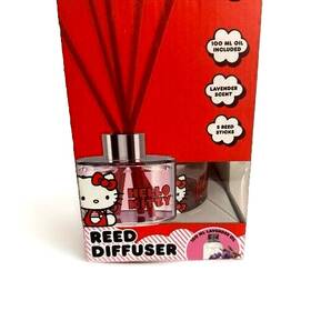 Hello Kitty 680079019426 Reed Diffuser Rose Scent 100ml Oil Included 5 Sticks New In Box