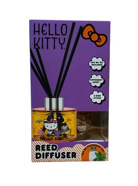 Hello Kitty 680079023799 Halloween Witch Broom Peppermint Square Reed Diffuser