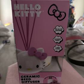 Sil-35047 Hello Kitty Ceramic Reed Diffuser - 120 Ml Lavender Oil 5 Sticks Included