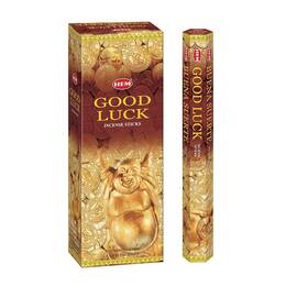 21242052bq Hem Good Luck - Box Of Six 20 Gram Tubes Incense