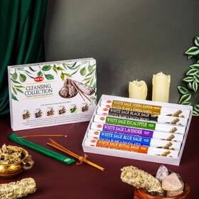 Clws6 Hem Cleansing Collection 6 White Sage Incense Blends - Yerba Santa Black E
