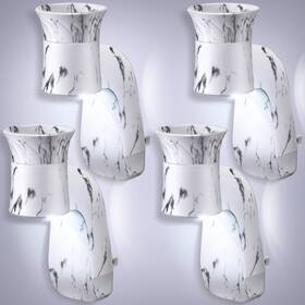 Xo-hohean-0090 Hohean 4 Pcs Wall Fragrance Plug With Night Light Compatible Bath And Body Works