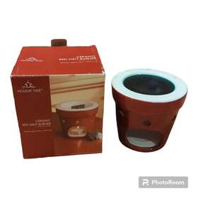 Holiday Time 047485465863 Ceramic Red Melt Burner Fragrance Christmas Tree Melts Scent