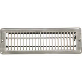 1fl0210sn-nh Home Impressions 2-1/4 Inch X 12 Satin Nickel Steel Floor Register