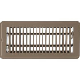 1fl0410br-nh Home Impressions 4 Inch X 10 Brown Steel Floor Register