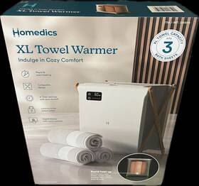 3333019 Homedics Xl Towel Warmer Luxe Spa Edition Item