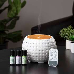 Homedics 744759327123 New Ellia Gather Ultrasonic Aroma Diffuser With Sound - Free Shipping