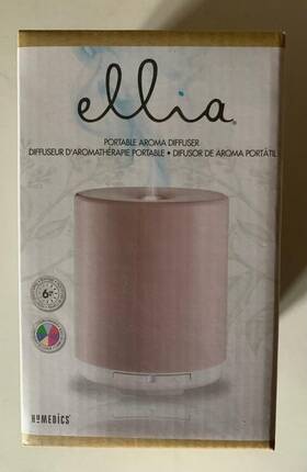 Arm-250pkc Homedics Ellia Portable Ultrasonic Aroma Diffuser Color Changing 6 Hr Run Time