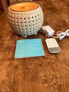 Arm-910a Homedics Ellia Gather Ceramic Ultrasonic Aroma Diffuser With Sound/light/remote
