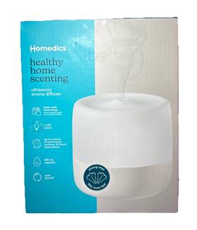 Armh-210wt Homedics Ultrasonic Aroma Diffuser Color Changing 180ml Capacity New