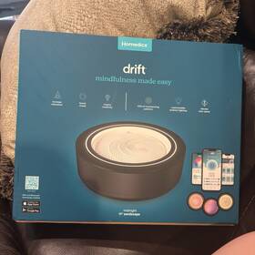 Homedics St-200-bk Drift App-controlled Aroma Diffuser 11 In Black With Ambient Lighting