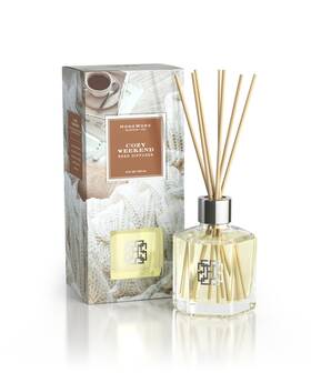 115-113-hmx-10001 Homeworx By Slatkin Co. Cozy Weekend Reed Stick Diffuser