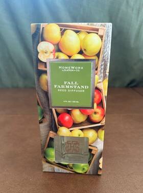 Homeworx 810071779992 By Slatkin And Co Fall Farmstand Reed Diffuser