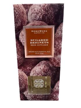 Homeworx 840413605726 By Harry Slatkin Inch Sugared Beignets Reed Diffuser 4oz New In Box