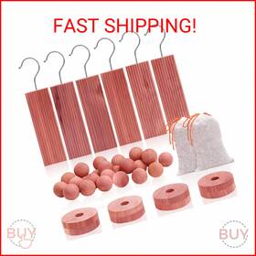 Homode 445050021057 Cedar Blocks For Clothes Storage Wood Chips And Balls Closets