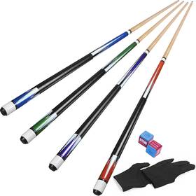 Horse 764479656129 Pool Stick Set Of 4 58 Inch 18-21 Oz Cues Sticks Canadian Ma