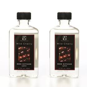 Hosley 040338556725 Wild Cherry Scent Premium Reed Diffuser Refill Oil Long-lasting