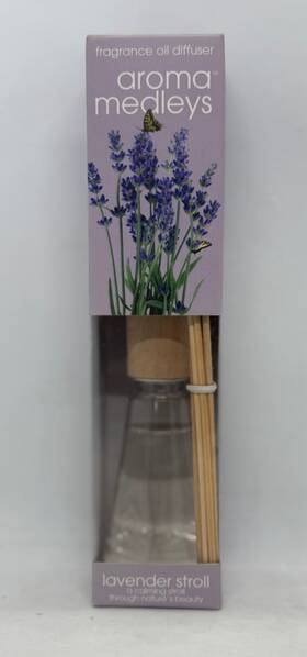 Hr Insights Llc 898467000448 Aroma Medleys Fragrance Oil Diffuser Lavender Stroll 1.7 Fl Oz 50 Ml New