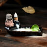 Hrt5594891 Monk Buddha Backflow Smoke Incense Burner Buddhist Cones 6212806422366