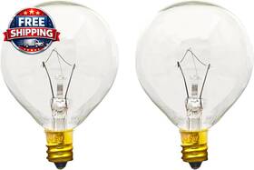 Hubeishengxinshengmingdianzishangwu Co. Ltd 744110174519 Wax Warmer Bulbs G50 25w E12 Light For Full-size Scentsy Warmers Candle W