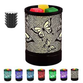 Hunanbang 682559777314 Electric 7 Colors Lighting Scented Wax Warmer Oil Melt Me