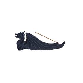 Ice Armor 603563824894 12 Inch W Black Dragon Incense Burner Sticks Holder Statue Sculpture Ornament Dec