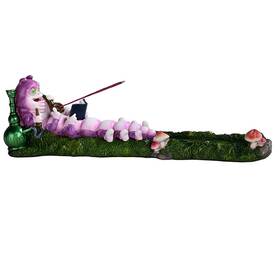 78gsc88266 Ice Armor 10.5 Inch W Purple Caterpillar Incense Burner Sticks Holder Figurine Stat