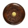 Ich023 Inch Wooden Round Incense Burner Holder Stick Cone Handmade Home