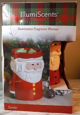 Illuminations 810048259700 Illumiscents Illumination Santa Fragrance Wax Warmer Christmas Decor