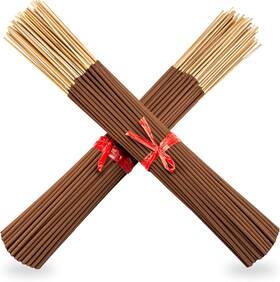 Inc. 313090726737 200 Unscented Incense Sticks 11 Inch - 100% Natural Joss And Bamboo Blanks