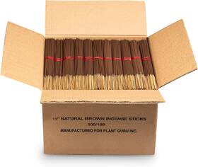 Inc. 705353428661 1000 Unscented Incense Sticks 11 Inch Bulk - 100% Natural Joss And Bamboo Punk Bl