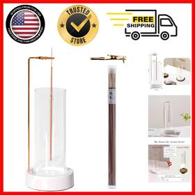Incense Holder 783296189498 Round Ceramic Burner With Upgraded Clip And Ash Catcher For Spa Relaxation
