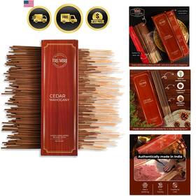 Incense Sticks 810121334799 Cedar Mahogany Aromatic Natural Non Toxic 100 Pack