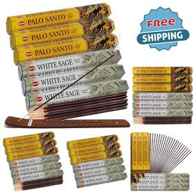 Incense Sticks Bundle 880001313244 Natural 60 Count Cleansing Home Fragrance Kit