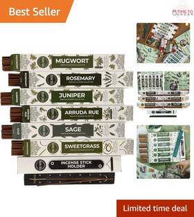 Incense Sticks For Smudging 810121333112 Herbs 120 Aromatic Kit Spiritual Cleansing Relaxa