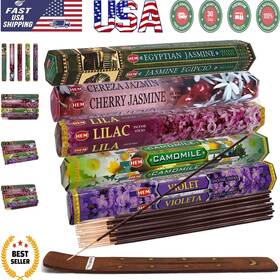 Incense Sticks Variety Pack 880001317556 Handcrafted Hem - Floral Aromatic Cleansing