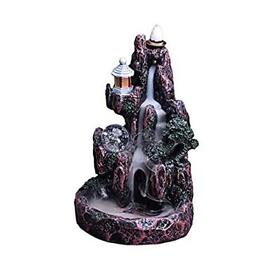 Inch.waterfall Led Crystal Ball Backflow Incense Burner Includes 100
