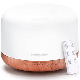 Innogear 810015622766 500ml Essential Oil Diffuser With Remote Control Premium Ultrasonic Aromathe
