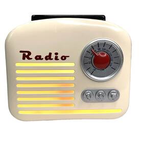 5003455 Intertek Retro Style Radio Wax Melter Metal Grounded Plug Works