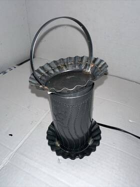 Irvins Country Tinware 813007026085 Primitive Wax Warmer Candles Tin Shade American Flag