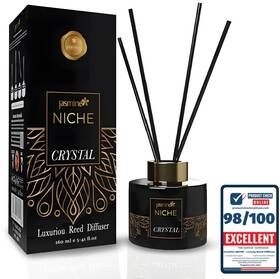 Jasmine Niche 198715889000 Luxury Reed Diffuser Set 5.41 Fl Oz Long Lasting Home Fragrance Aromatherapy