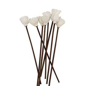 Rd7p30yinhua Jecengs Pack Of 30 Brown Rattan Reed Fragrance Diffuser And Flower Replacement Refill