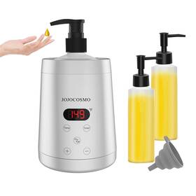 Lno-003 Jojocosmo Massage Oil Warmer Heater With Two Bottles Dispenser Digital Lotio