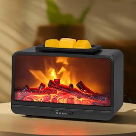 Joyolo 795816917450 Flame Fireplace Wax Melt Warmer Scentsy With Timer Electric Warm