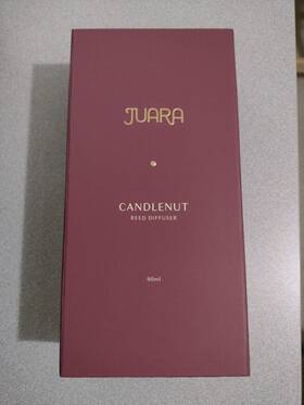 Juara 893514001409 Candlenut Reed Diffuser 90ml Home Fragrance With Natural